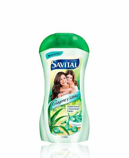 Shampoo Colágeno y Sábila Savital