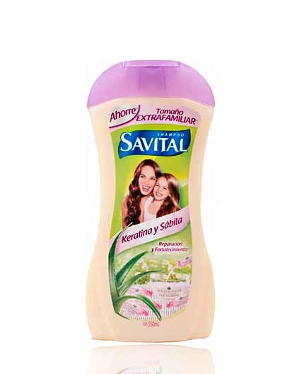 Shampoo Keratina y Sábila Savital
