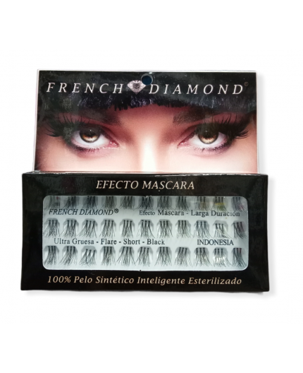 Pestañas Individuales French Diamond