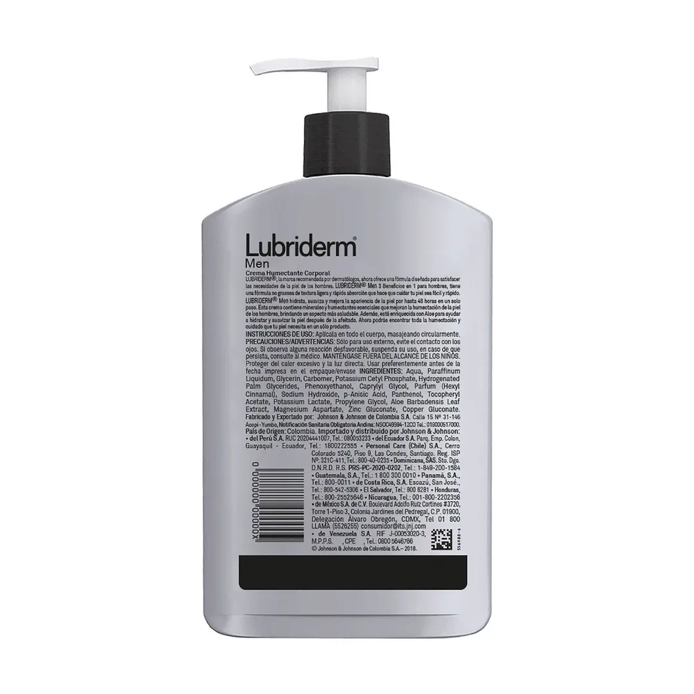 Crema Corporal LUBRIDERM For Men 400 ML - Image 6
