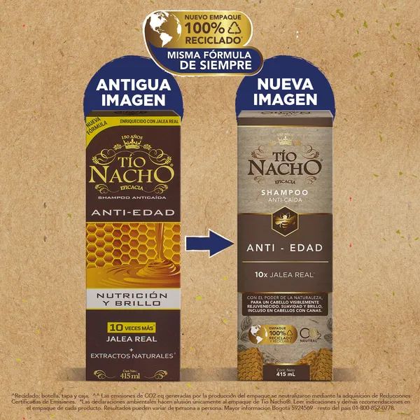 Tio Nacho Shampoo Anti-caída y Anti-edad - Image 7