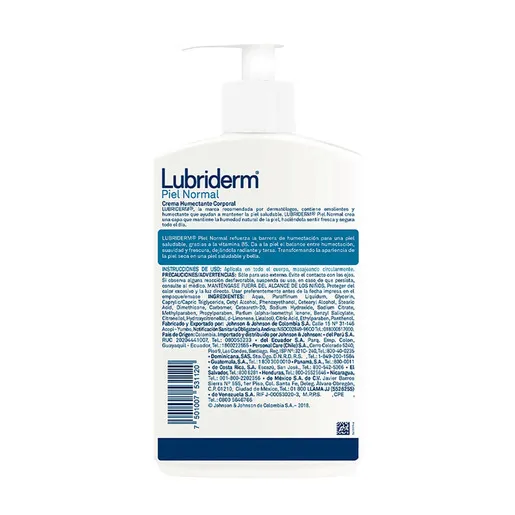 Lubriderm Crema Extra Humectante Piel Normal - Image 3