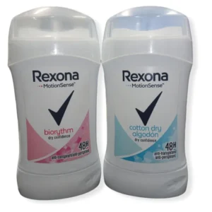 Desodorante Rexona Barra Mujer x 40ml X 2 unds