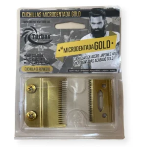 Cuchillas Microdentada Gold Repuesto Tubox
