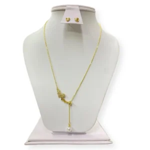 Collar Corazón con aretes