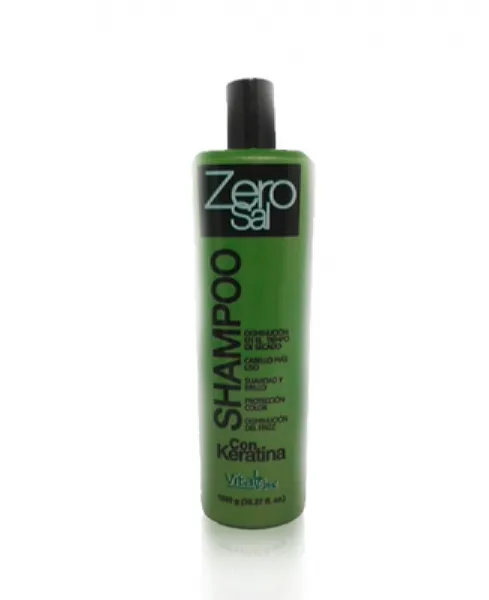 Shampoo Zero Sal Con Keratina 1000 mL