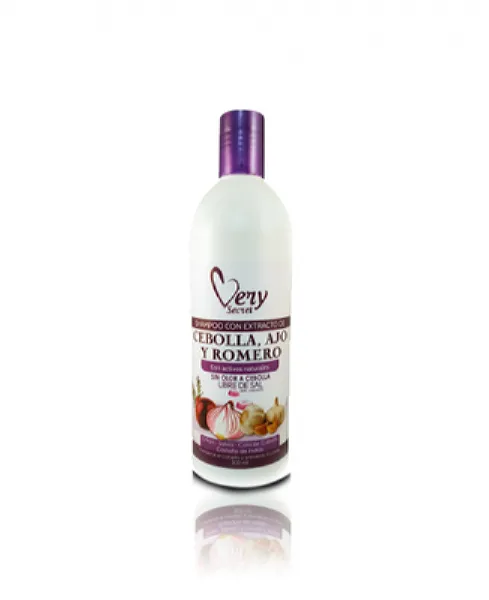 Shampoo Very Secret Con Extracto de Ajo y Romero 500 mL