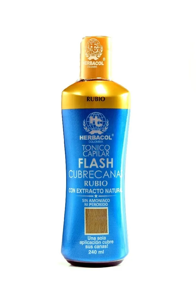 HERBACOL Tonico Capilar Flash Cubrecanas Rubio