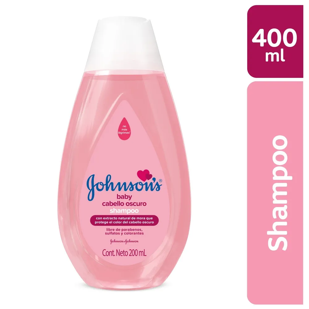 Johnson's Baby Shampoo para Cabello Oscuro