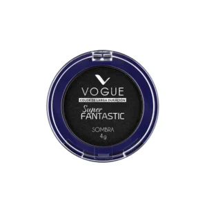 Sombra de ojos individual Vogue Fantastic Negra 4g