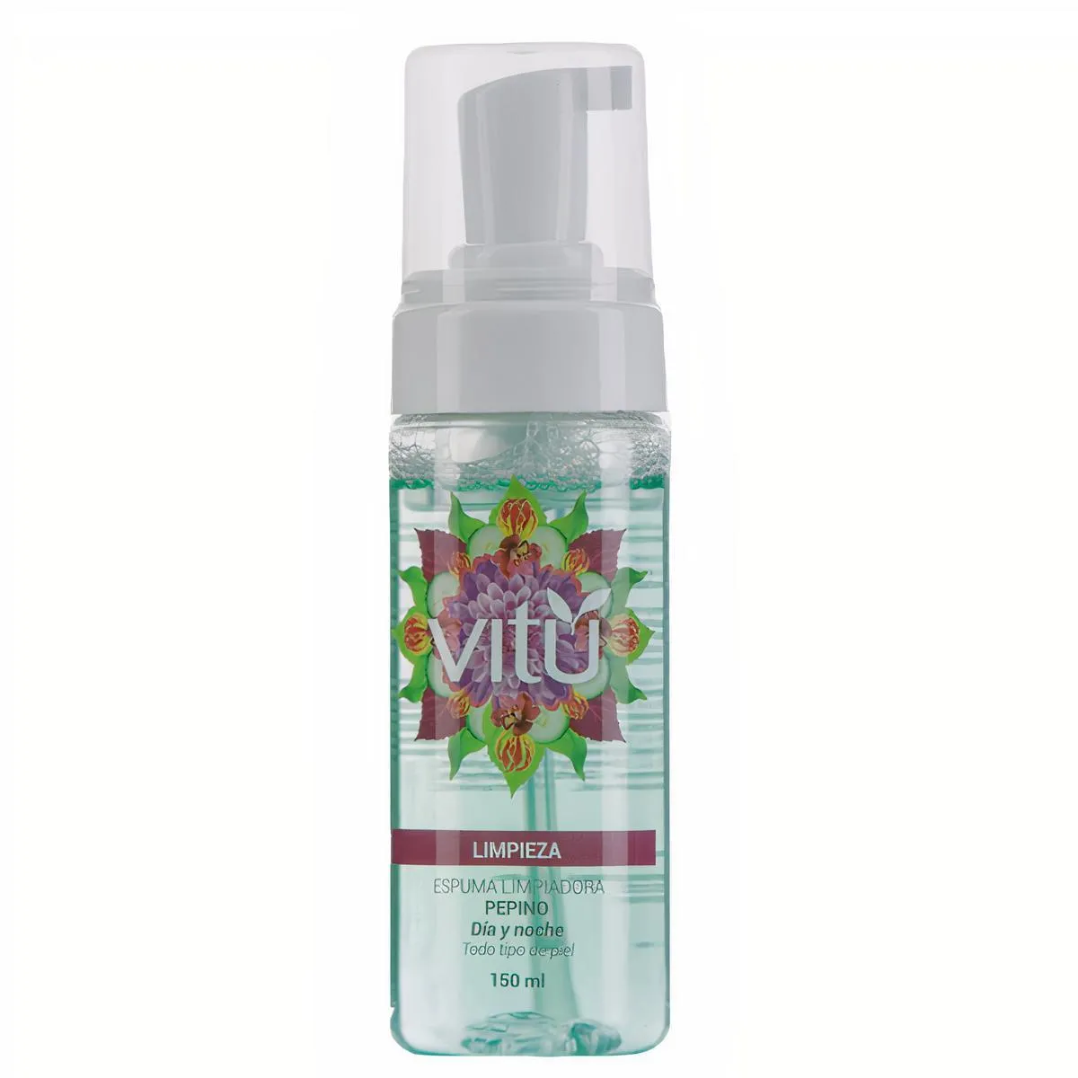 Vitu Espuma Limpiadora Facial De Pepino