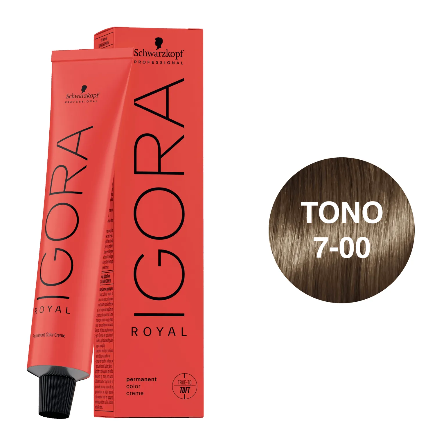 Igora Tinte Capilar Royal Natural Rubio Medio Intenso Tono 7