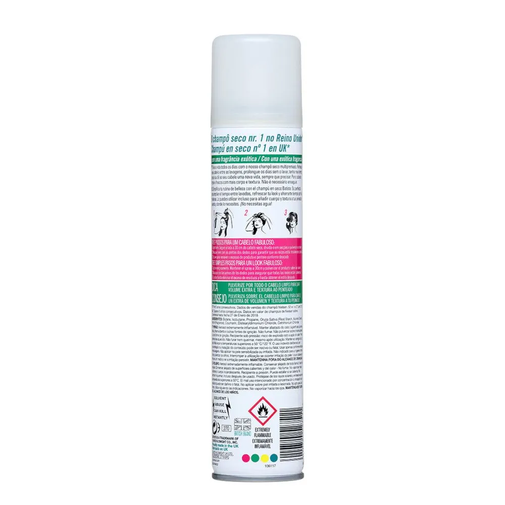 Batiste Shampoo Seco X 200ml - Image 3