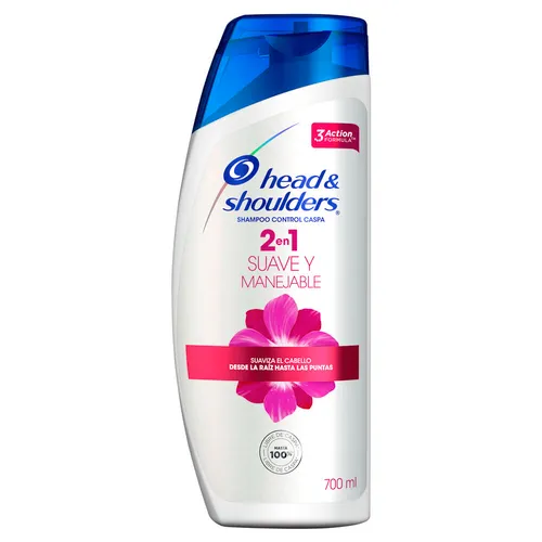 Head & Shoulders Shampoo 2 en 1 Suave y Manejable - Image 2