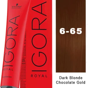 Igora Royal Tinte Tono 6-65 Rubio Oscuro Chocolate Dorado