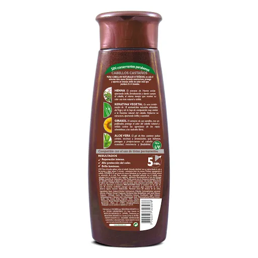 Naturaleza y Vida Mascarilla Capilar para Cabellos Castaños - Image 2