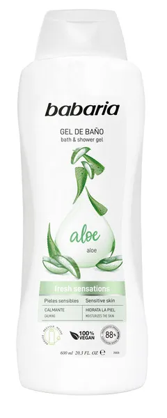 Babaria Gel de Baño Hidratante con Aloe Piel Sensible