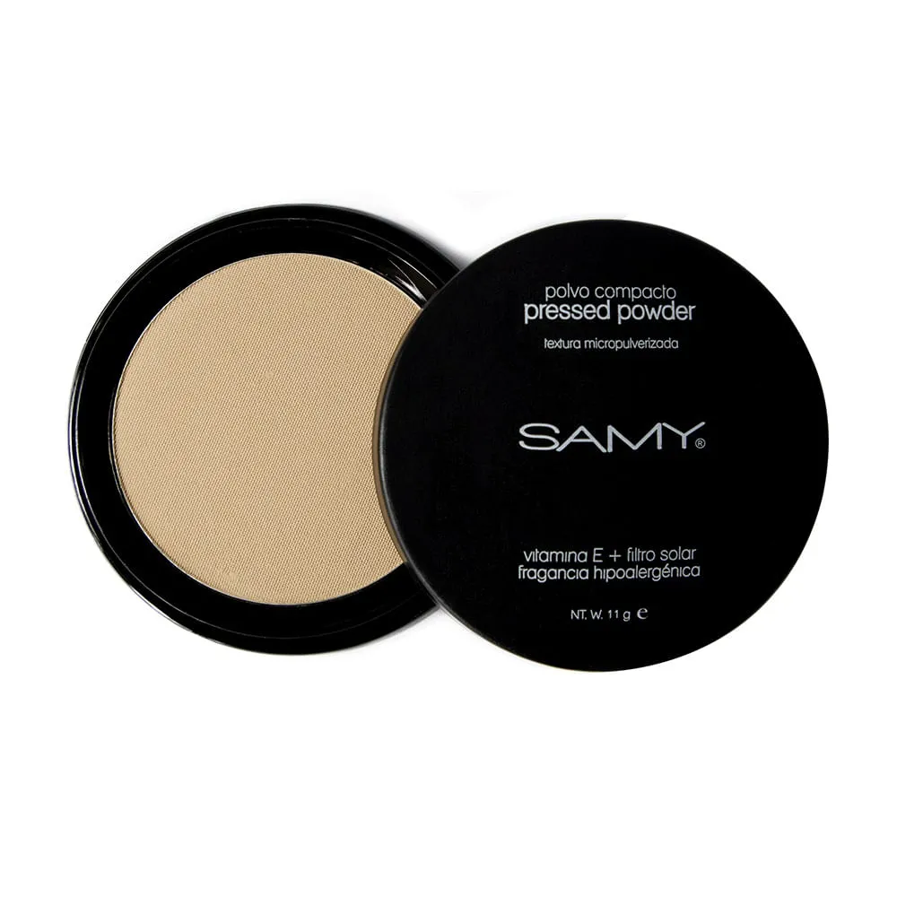Samy Polvo Compacto Textura Micropulverizada Tono Arena