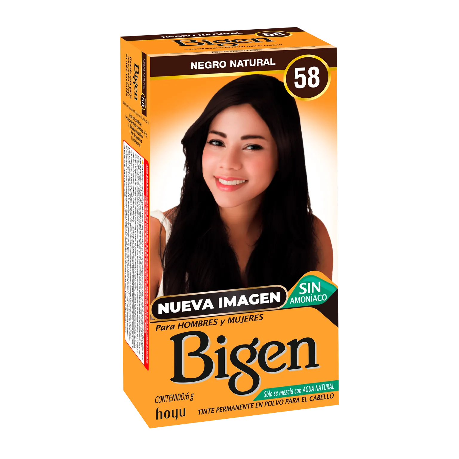 Bigen Tinte Color Negro Natural 58