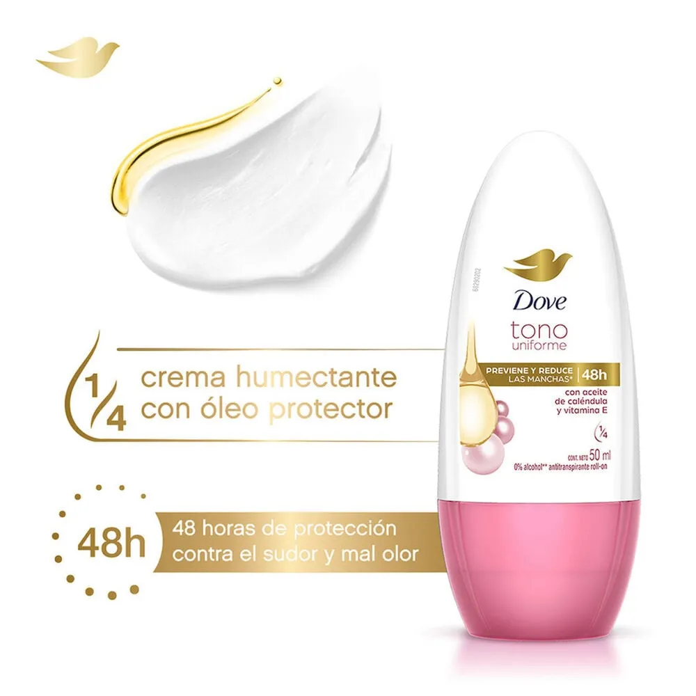Dove Desodorante Antitranspirante Dermo Aclarant en Roll On - Image 3