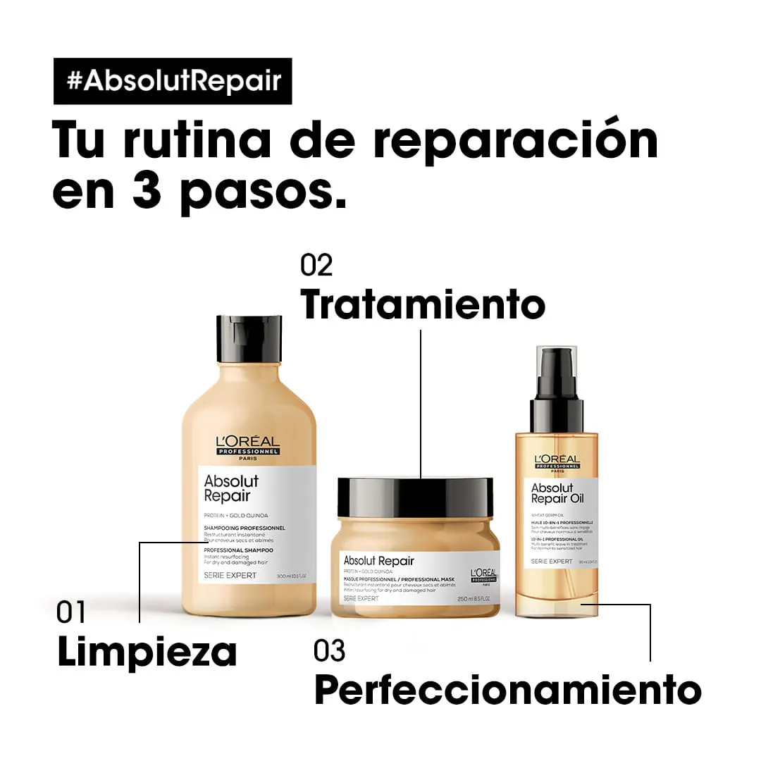 LOréal Mascarilla Reparadora Cabello Dañado Absolut Repair - Image 6