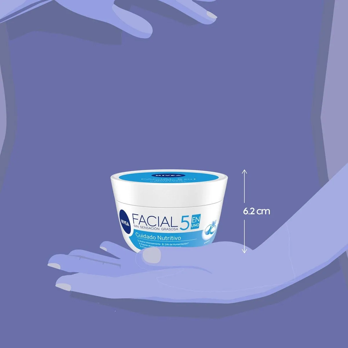 Crema Facial 5 En 1 Nutritiva Nivea X 200ml - Image 6