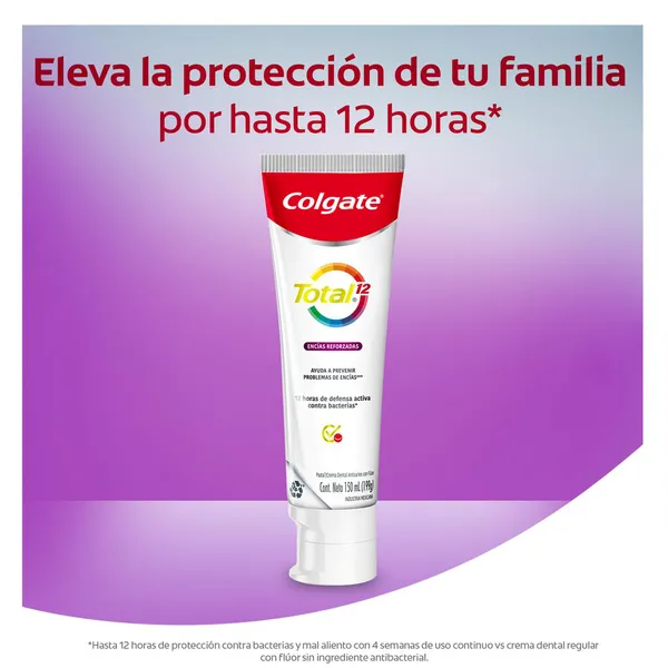 Colgate Crema Dental Total 12 Encías Reforzadas 75 mL - Image 5
