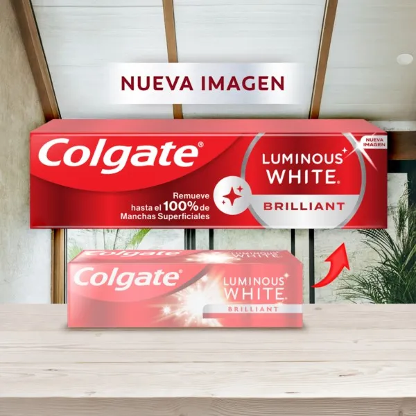 Colgate Crema Dental Luminous White Brilliant 75 mL - Image 2