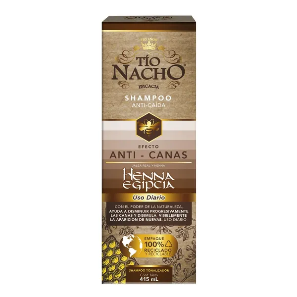 Tío Nacho Shampoo Anti Canas Henna Egipcia - Image 4