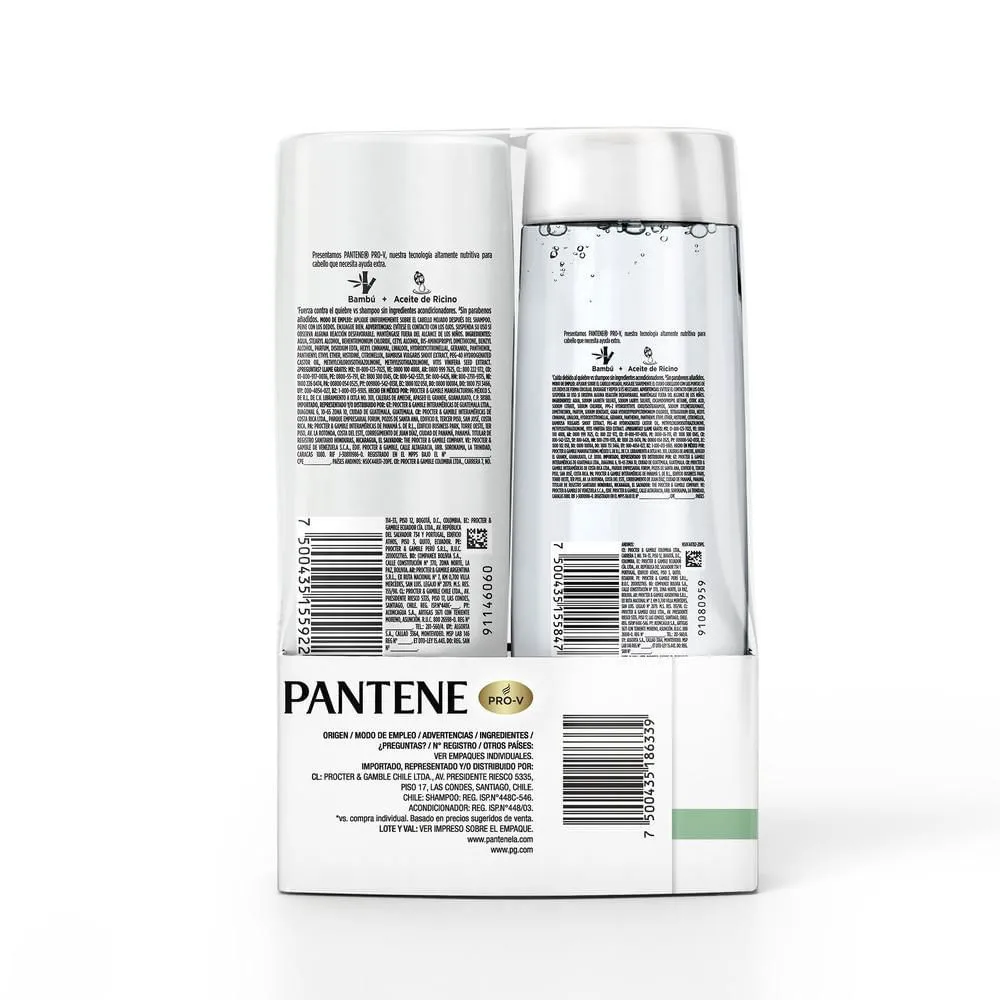 Pantene Shampoo + Acondicionador Pro-V Bambú Nutre & Crece - Image 3