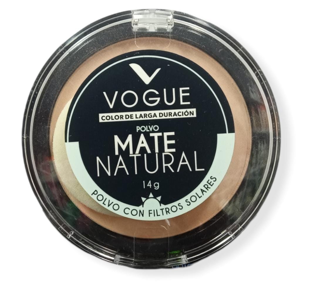 Polvo Compacto Natural Vogue Natural 14 gr