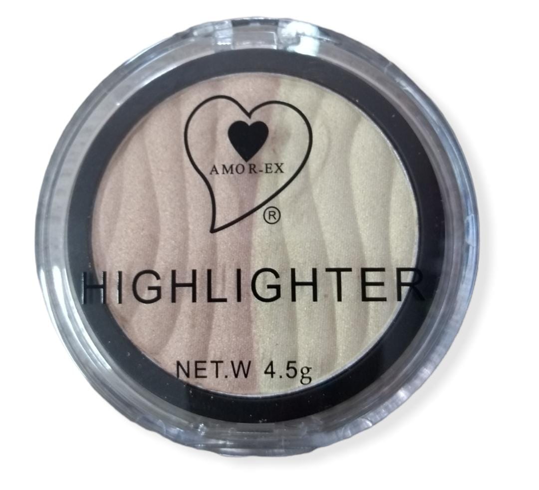 Polvo Compacto Bronceador Iluminadorn Amorex 01