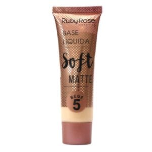 Ruby Rose Base Líquida Soft Matte Tono 5 Bege