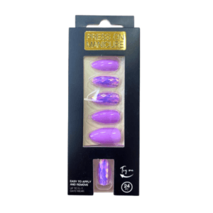 Uñas Press On Decoradas X 24 Pcs