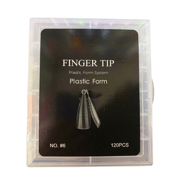 Uñas Press Plastic Form System X 120 Unds - #6