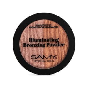 Samy Polvo Compacto Bronceador Iluminador Tono Bronce